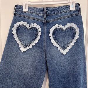 Ashley Mason Heart Back Pocket Jeans